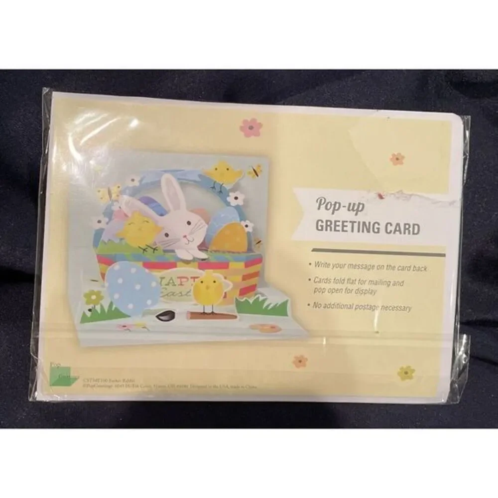 Pop-Up Easter‎ Greeting Cards New